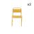 Lot de 2 chaises en métal pour enfant Anthracite+Jaune+Kaki 9 - vertbaudet enfant 