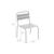 Lot de 2 chaises en métal pour enfant Anthracite+Jaune+Kaki 15 - vertbaudet enfant 