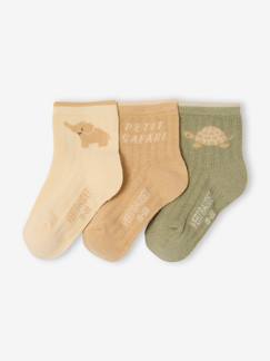 -Lot de 3 paires de chaussettes bébé garçon