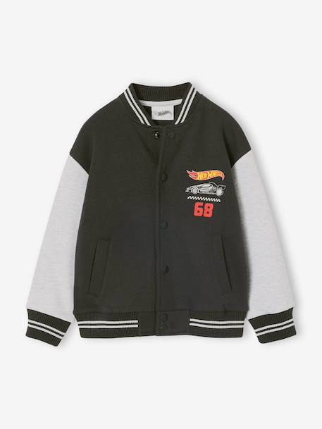 Bomber garçon Hot Wheels anthracite 2 - vertbaudet enfant 