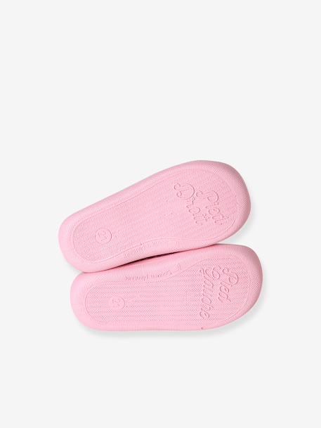 Chaussons zippés bébé fabriqués en France rose imprimé 5 - vertbaudet enfant 