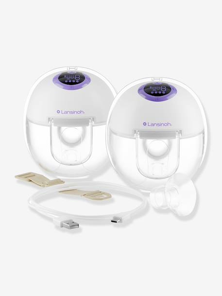Tire-lait mains libres double violet 1 - vertbaudet enfant 