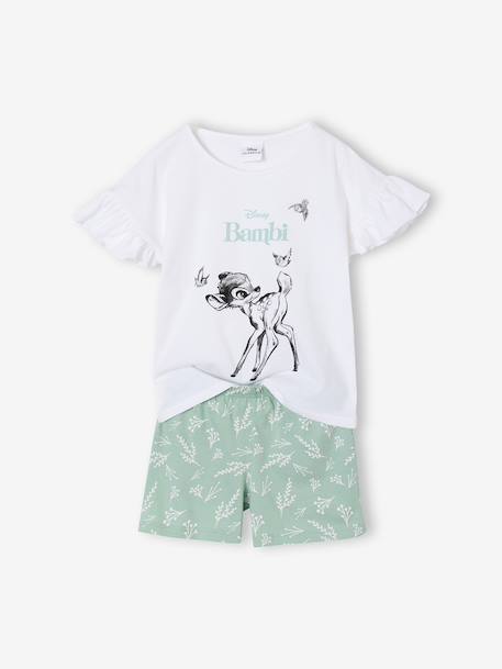 Pyjashort fille Bambi Disney bleu grisé 1 - vertbaudet enfant 