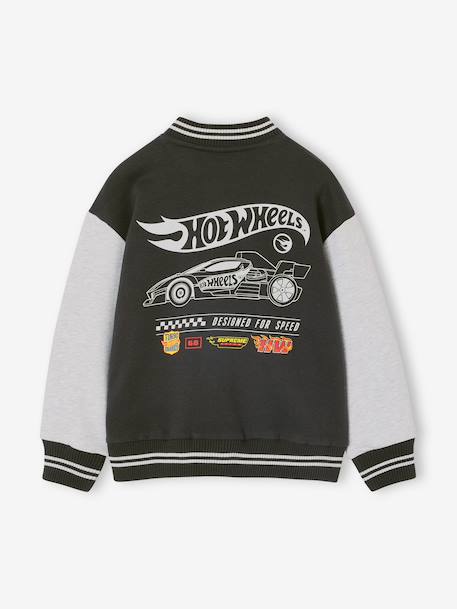 Bomber garçon Hot Wheels anthracite 3 - vertbaudet enfant 