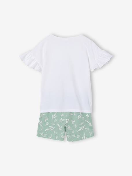 Pyjashort fille Bambi Disney bleu grisé 4 - vertbaudet enfant 