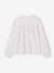Chemise file gaze de coton imprimée personnalisable blanc imprimé+écru+rose pâle 2 - vertbaudet enfant 