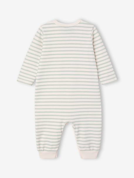 Pyjama dors-bien Snoopy rayé vert 2 - vertbaudet enfant 