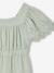 Combinaison fille en gaze de coton avec broderie blush+vert sauge 10 - vertbaudet enfant 