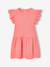 Robe fille gaze de coton manches courtes brodées corail+jaune 3 - vertbaudet enfant 