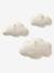 Lot 3 décorations murales nuages beige 3 - vertbaudet enfant 