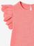 Robe fille gaze de coton manches courtes brodées corail+jaune 5 - vertbaudet enfant 