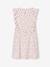 Robe fille imprimée manches volantées blanc imprimé+rose pâle+vert émeraude 2 - vertbaudet enfant 