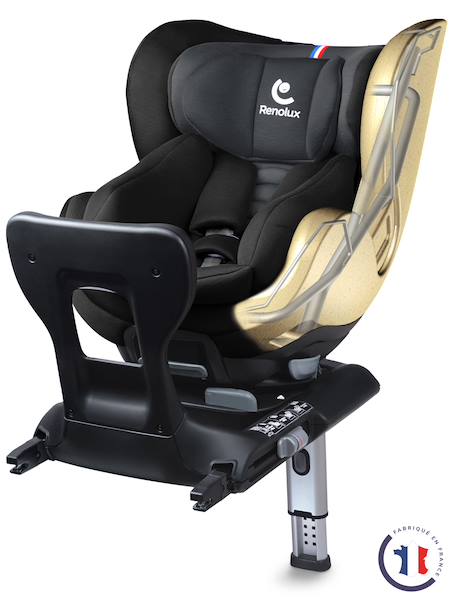Siège auto dos route pivotant r129 i-size 40-105 cm softness® gaïa pro Carbon+Océan+Passion 5 - vertbaudet enfant 