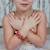 Set de 3 bracelets rubis rouge Rouge 6 - vertbaudet enfant 