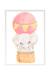 Cadre mural enfant éléphant ballon Multi coloured 1 - vertbaudet enfant 