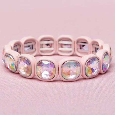 Bracelet à pierres scintillantes Or+Rose 10 - vertbaudet enfant 