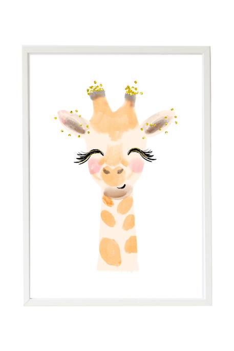 Cadre mural enfant girafe Multi coloured 1 - vertbaudet enfant 