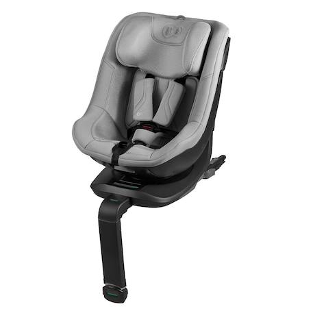 Siège auto rotatif i-size avec sécurité renforcée et inclinaison facile tissu Beige+Gris+Noir 7 - vertbaudet enfant 