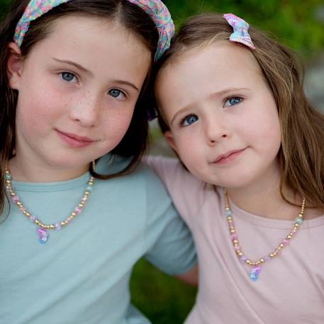 Collier d'amitié vœux de papillon bff – lot de 2 pièces Rose 2 - vertbaudet enfant 