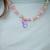 Collier d'amitié vœux de papillon bff – lot de 2 pièces Rose 6 - vertbaudet enfant 