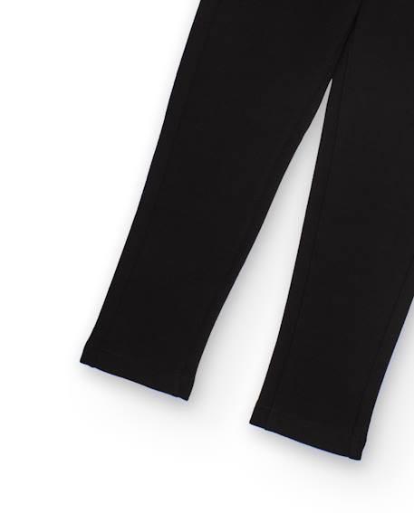 Jegging pour fille avec poches arrière Noir 4 - vertbaudet enfant 