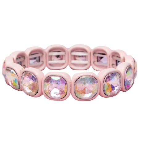 Bracelet à pierres scintillantes Or+Rose 7 - vertbaudet enfant 