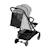 Poussette Cabine Kinderkraft PILOT 2 avec Pliage à Une Main, Position Allongée, Harnais Magnétique et UPF50+ Noir 5 - vertbaudet enfant 