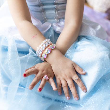 Bracelet à pierres scintillantes Or 2 - vertbaudet enfant 