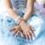 Bracelet à pierres scintillantes Or 2 - vertbaudet enfant 