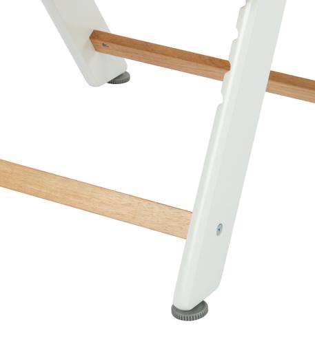 Chaise haute bébé en bois avec coussin timba Light wood+Mineral graphite+Mist gray+Natural (wood) 5 - vertbaudet enfant 