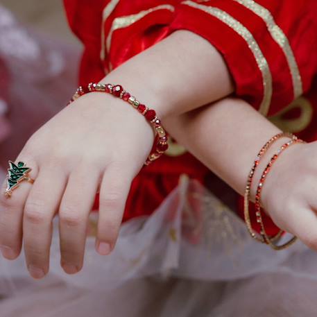 Set de 3 bracelets rubis rouge Rouge 4 - vertbaudet enfant 