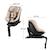 Siège auto rotatif i-size avec sécurité renforcée et inclinaison facile tissu Beige+Gris+Noir 6 - vertbaudet enfant 