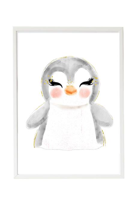 Cadre mural enfant pingouin Multi coloured 1 - vertbaudet enfant 