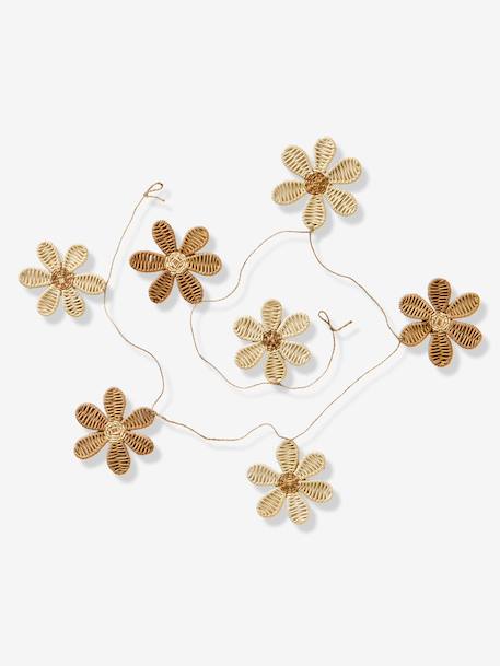 Guirlande fleurs rotin beige 3 - vertbaudet enfant 