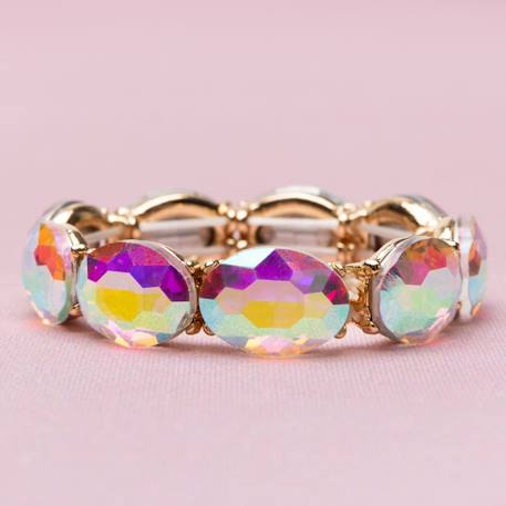 Bracelet à pierres scintillantes Or 5 - vertbaudet enfant 