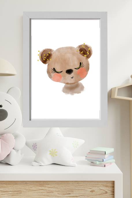 Cadre mural enfant ours Multi coloured 3 - vertbaudet enfant 