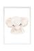 Cadre mural enfant éléphant Multi coloured 1 - vertbaudet enfant 