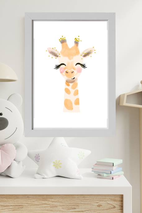 Cadre mural enfant girafe Multi coloured 3 - vertbaudet enfant 
