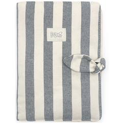 Puériculture-Protège carnet de santé knot navy jean