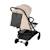 Poussette compacte et facile à plier pour voyages et déplacements Beige+Noir 5 - vertbaudet enfant 