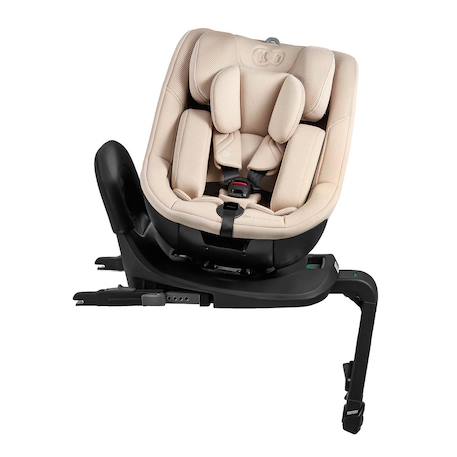 Siège Auto Kinderkraft I-GUARD i-Size Pivotant à 360° avec ISOFIX, Jambe de Force et Système AIR FLOW R129 Beige+Gris+Noir 3 - vertbaudet enfant 