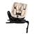 Siège Auto Kinderkraft I-GUARD i-Size Pivotant à 360° avec ISOFIX, Jambe de Force et Système AIR FLOW R129 Beige+Gris+Noir 3 - vertbaudet enfant 