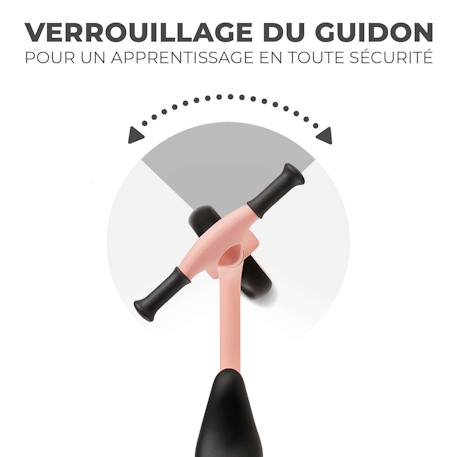Draisienne TOVE Ultra Légère avec Selle Réglable, Roues EVA Increvables et Poignées de Transport Pratiques Beige+Menthe+Rosa 16 - vertbaudet enfant 