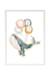 Cadre mural enfant baleine ballon Multi coloured 1 - vertbaudet enfant 