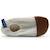 Chaussons les petits velours écru (pointures 21-23) Ecru, marron 2 - vertbaudet enfant 