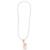 Collier en perles faon de la forêt Blanc 1 - vertbaudet enfant 