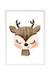 Cadre mural enfant cerf Multi coloured 1 - vertbaudet enfant 