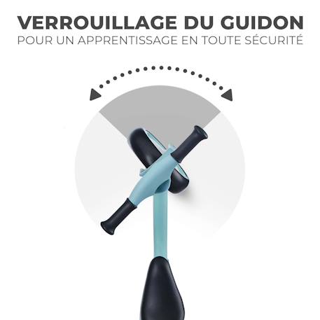 Draisienne TOVE Ultra Légère avec Selle Réglable, Roues EVA Increvables et Poignées de Transport Pratiques Beige+Menthe+Rosa 10 - vertbaudet enfant 