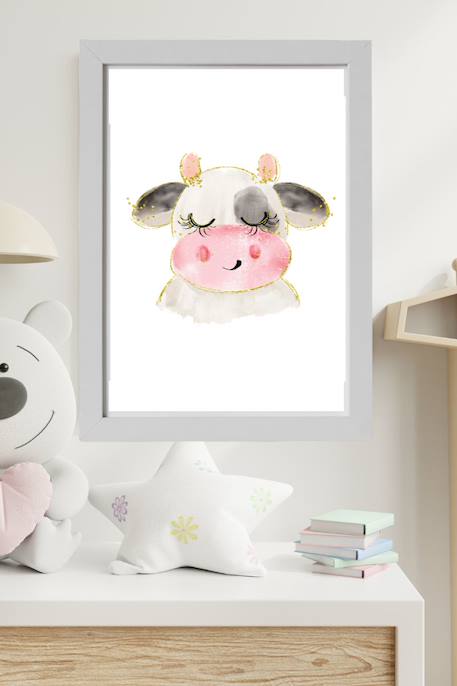 Cadre mural enfant vache Multi coloured 3 - vertbaudet enfant 