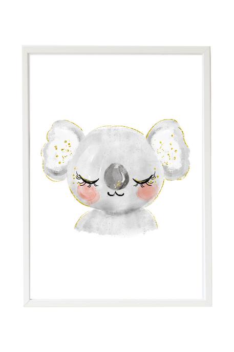 Cadre mural enfant koala Multi coloured 1 - vertbaudet enfant 